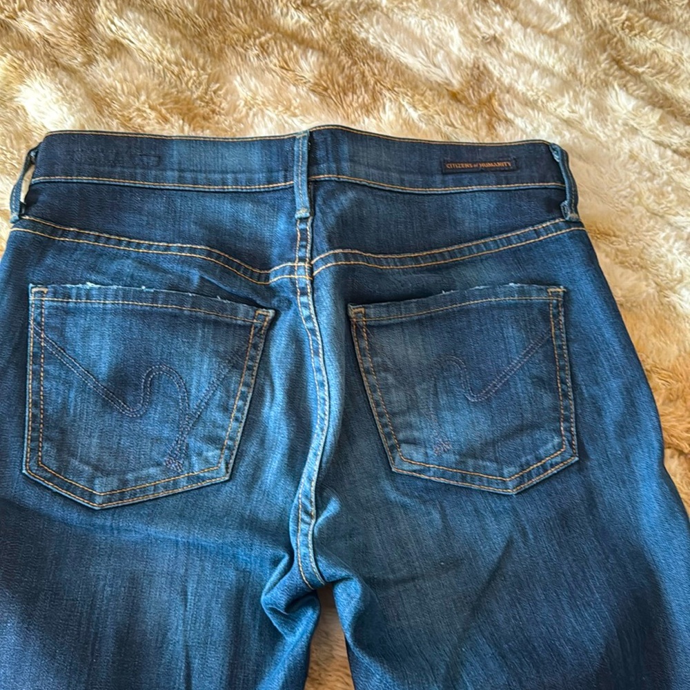 Citizens of humanity Dita bootcut leg petite size 24. Lightly used